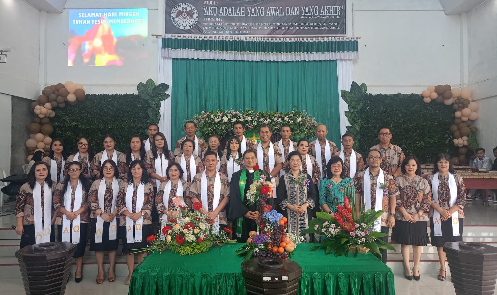 Solang Wakili Caroll di HUT GMIM Bukit Sion Kayawu