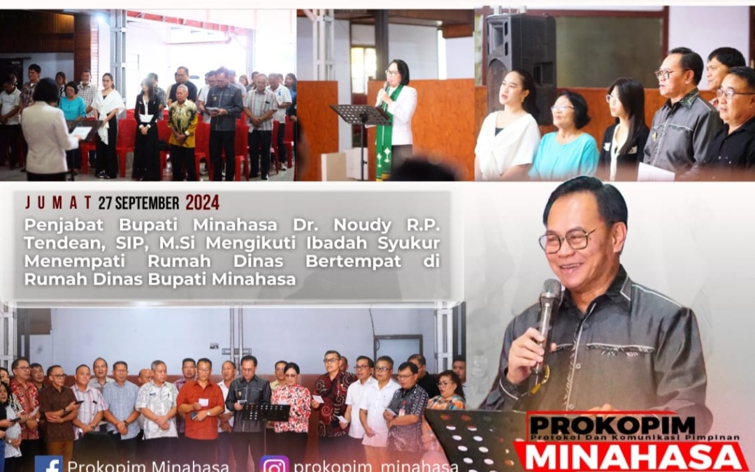 Tempati Rumah Dinas, Pj Bupati Noudy Tendean Gelar Ibadah Syukur
