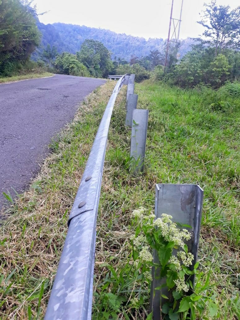 Pagar Pengaman Pinggiran Jalan Hilang, Oknum Kontraktor Disorot