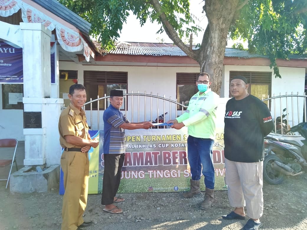 Berikan Sumbangan Puluhan Juta, Panitia Al-IKhlas Cup Ucap Terima Kasih ke PT J-Resources