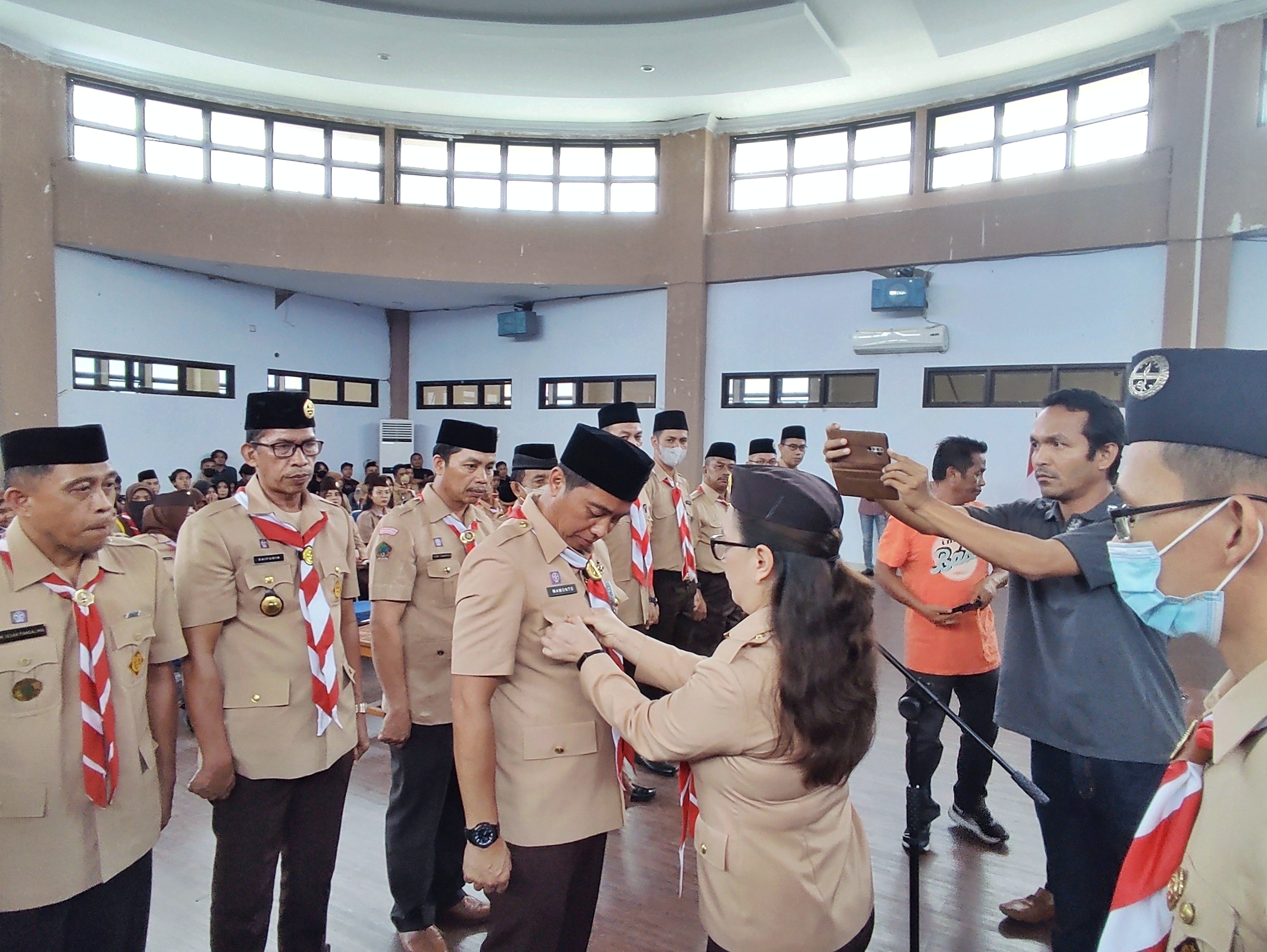 Jabat Ketua Mabicab Pramuka Boltim, Sachrul Pastikan Jadi Pelindung 