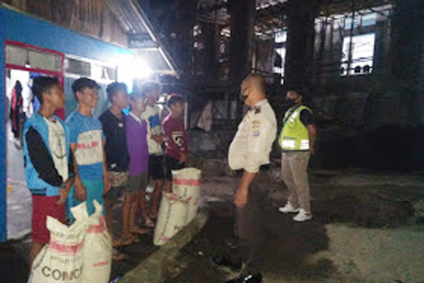 Cegah Kejahatan di Tengah Pandemi Covid-19, Polsek Airmadidi Patroli Kalam