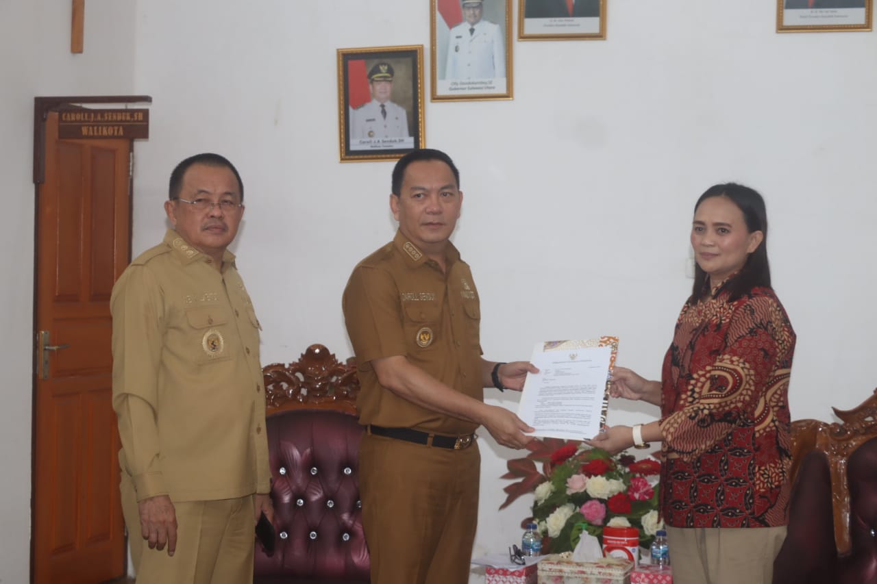 Ombudsman Sampaikan Hasil Penilaian Pelayanan Publik Pemkot Tomohon 2022