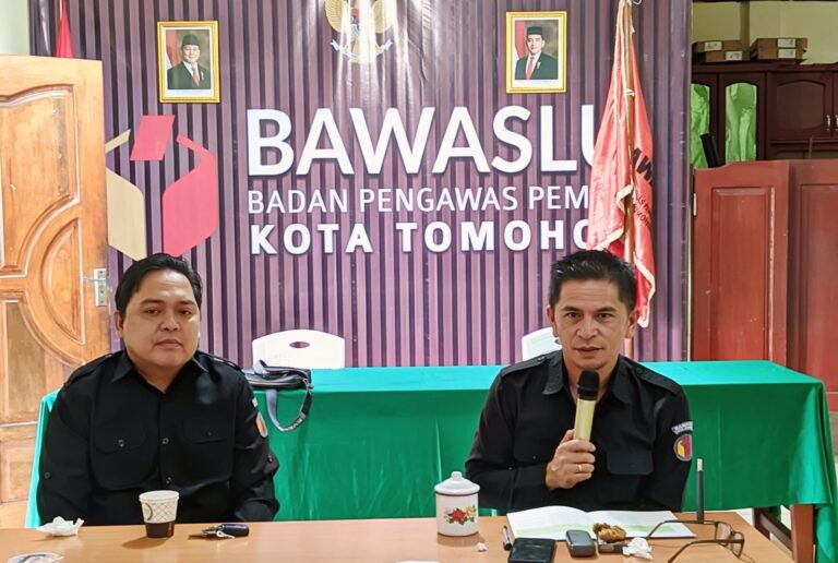 Belasan Dugaan Pelanggaran Netralitas ASN Ditangani Bawaslu Tomohon