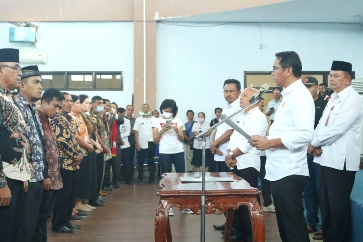 Lantik BPD Terpilih, Sachrul Ingatkan Amanah dan Tanggung Jawab 