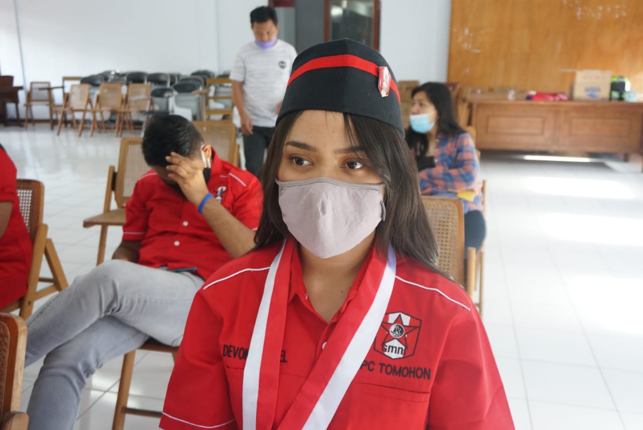 Jokowi Pertama Gunakan Vaksin Covid-19, GMNI Tomohon Apresiasi 