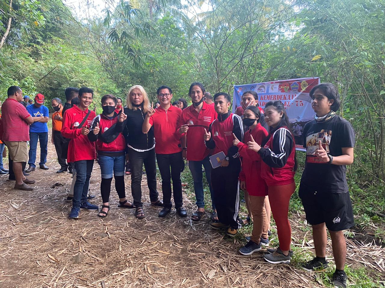 HUT ke-75 Kemerdekaan RI, Musik Kolintang Iringi Pengibaran Bendera di Puncak Klabat